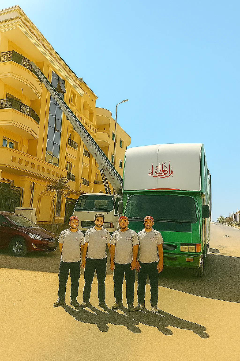 ونش رفع الأثاث للأدوار العليا